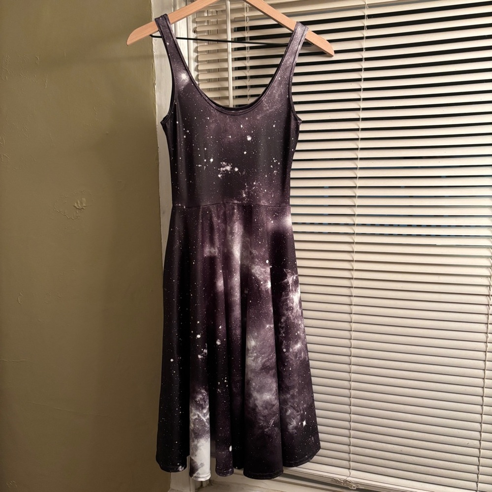 Blackmilk Galaxy Skater Dress